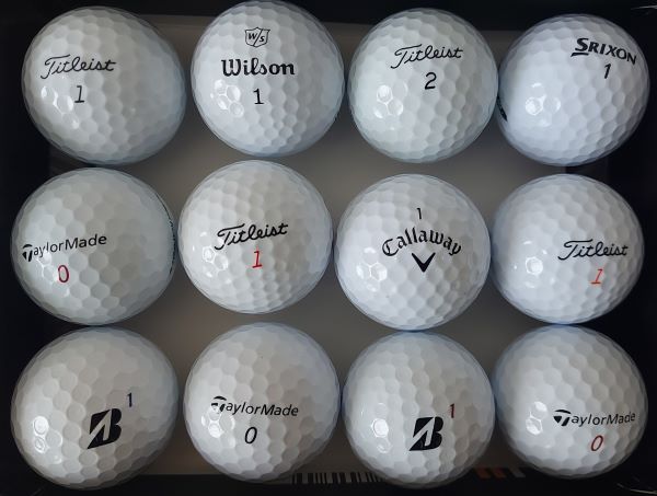 Various Golf Balls