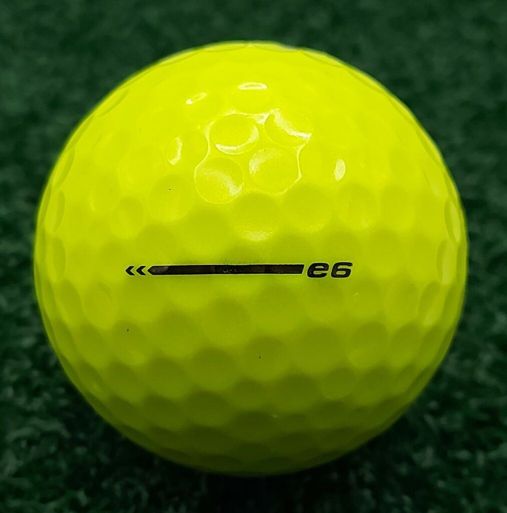 Bridgestone e6 Golf Ball Alignment