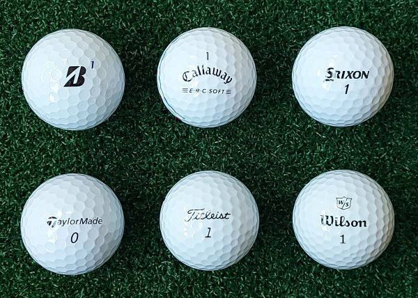 Different new golf balls by golfballsworld.com