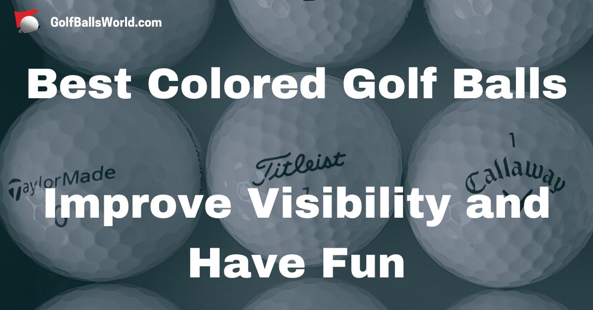 best colored golf balls