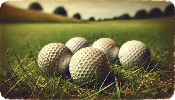 old golf balls