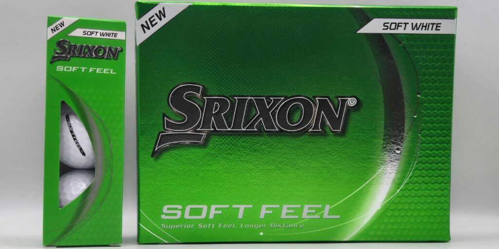 2025 Srixon Soft Feel golf ball box and sleeve