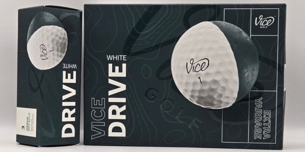 2024 Vice Drive Golf Ball box and sleeve