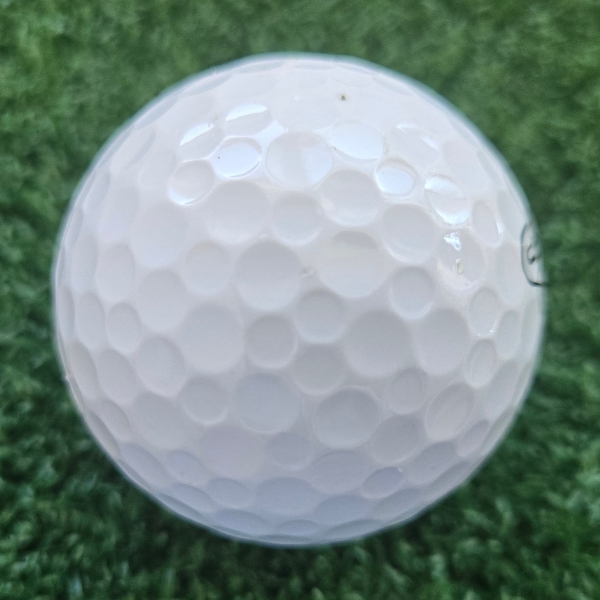 2024 Vice Drive Golf Ball showing marks and scuffs on the ball after a round of golf