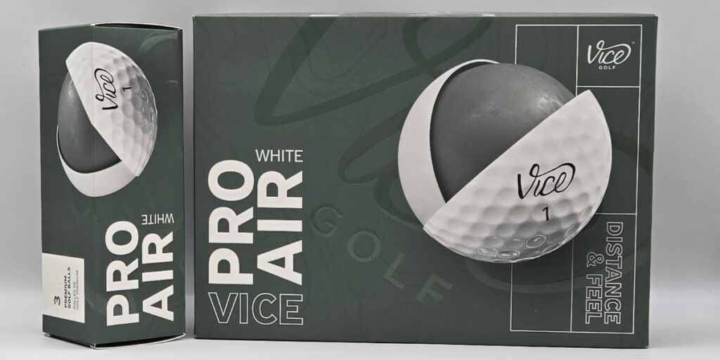 2024 Vice Pro Air Golf Ball box and sleeve