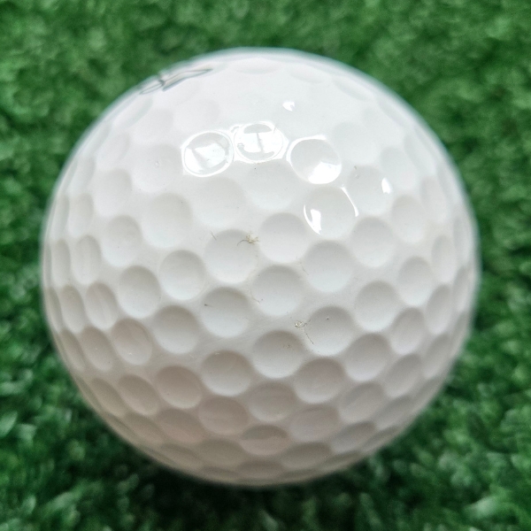 2024 Vice Pro Air Golf Ball showing marks and scuffs on the ball after a round of golf