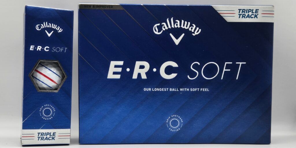2025 Callaway ERC Soft Golf Ball box and sleeve
